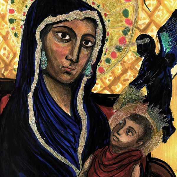 Madonna di Montevergine Print, 5x7in